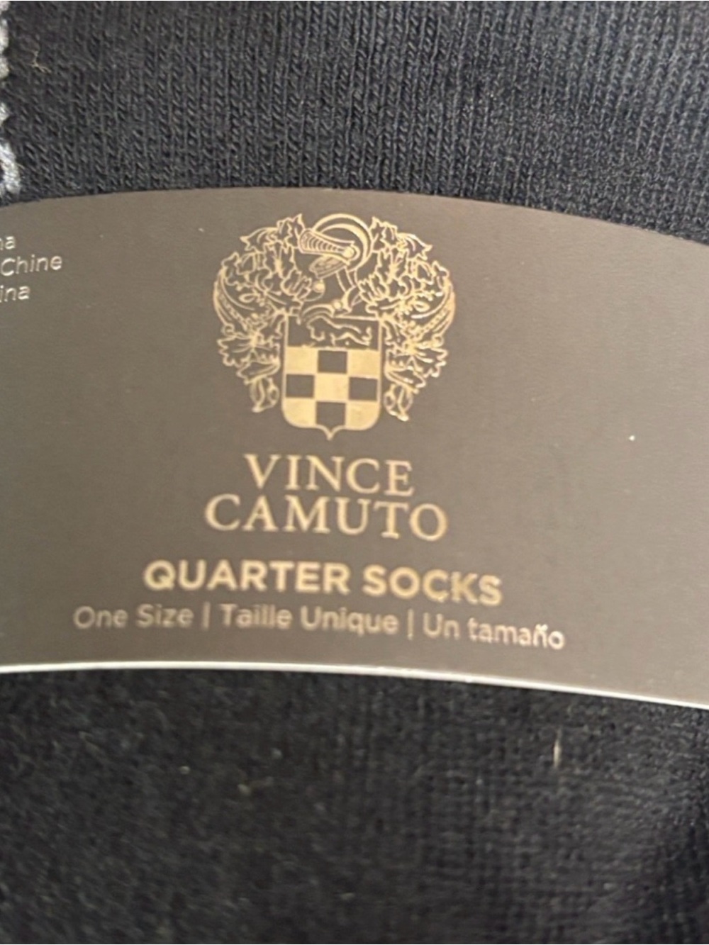 New Vince Camuto Socks Women’s 6 Pair Black Quarter Casual Athletic Activewear - Picture 6 of 12